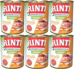 RINTI Kennerfleish Senior Chicken z kurczakiem, 6x800 g