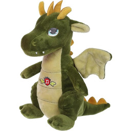 Smok dźwiękowy 20 cm zielony - przytulanka