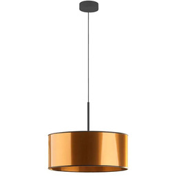 Lumes Miedziany żyrandol z regulacją długości 40 cm