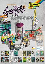 folia 48349 blok z motywem Grafitti, 270 g/m