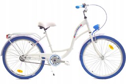 Rower miejski damski z przerzutkami DALLAS BIKE 26