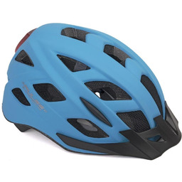 Author, Kask rowerowy, Pulse LED X8, niebieski, rozmiar