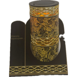 Znicz witraż VIP Akryl solar SZKA7S 25 cm