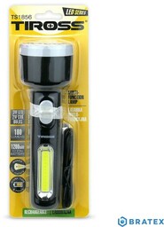 Ładowalna latarka wielofunkcyjna diodowa Tiross TS-1856