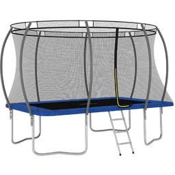 vidaXL, Trampolina z siatką zewnętrzną i akcesoriami, 11