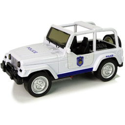 Samochód Terenowy Auto Policyjne Białe