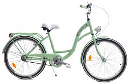Rower miejski damski z przerzutkami DALLAS BIKE 26