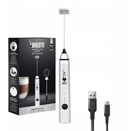 Elektryczny Spieniacz do Mleka Bialetti Whipper Pro Srebrny