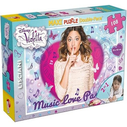 Lisciani Puzzle Dwustronne Maxi 108 el. Violetta