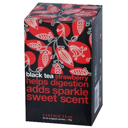 Czarna herbata Vintage Teas Black Tea Strawberry -