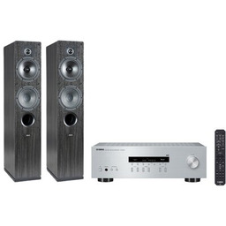 YAMAHA Zestaw stereo R-S202D + INDIANA LINE Tesi