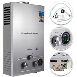 Przeplywowy Podgrzewacz Wody Lpg 16kW 8L/min do Domu,