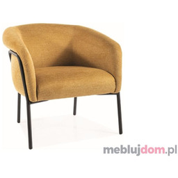 Fotel wypoczynkowy CLOVER BREGO Signal Curry