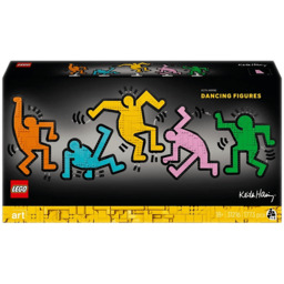 Klocki LEGO Art Keith Haring - tańczące postacie