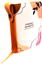 Okładka,ETUI na Biblię, Pismo Święte, z ulubionym CYTATEM