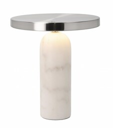 Villa Denmark VILJA Marmurowa Lampa Stołowa ze Stalowym