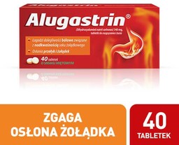 ALUGASTRIN - 40 tabletek
