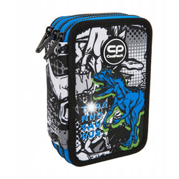 Coolpack Jumper 3 Piórnik potrójny z wyposażeniem Dinozaur