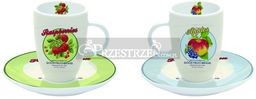 PORCELANOWE FILIŻANKI DO ESPRESSO Nostalgie OWOCE (632 FRUS)