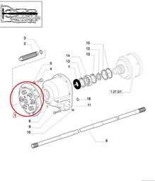 TARCZA SPRZĘGŁA TŁUMIĄCA NEW HOLLAND CASE 5187958