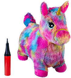 Konik Do Skakania Dmuchany Skoczek Gumowy Dmuchany Pompka