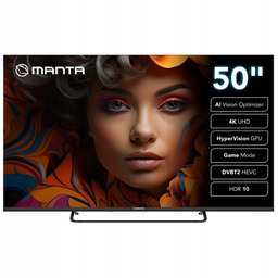 Telewizor Led Manta 50LUV125E 50" 4K Uhd czarny