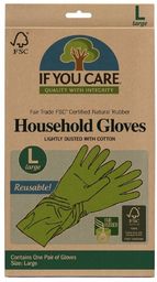Wielorazowe rękawiczki lateksowe L If You Care -
