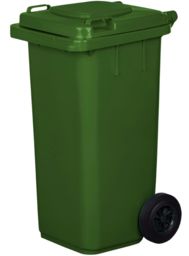 Jestic Pojemnik na odpady 120L zielony pojemniki