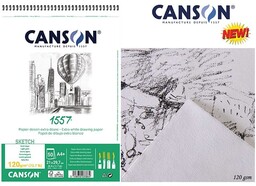Blok Rysunkowy Szkicownik A4/50 120g Na Spirali Canson