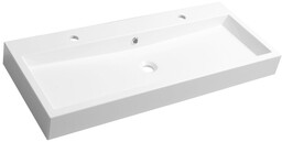 Sapho ORINOKO umywalka kompozytowa 100x42 cm 2 otwory
