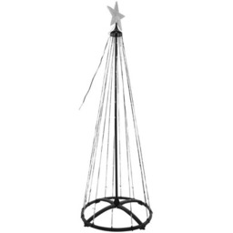 CHRISTMAS DECORATION Choinka 550LED RGB 300 cm Czarny