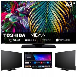 Telewizor Smart TV QLED 43'' TOSHIBA 43QV3F63DA FullHD