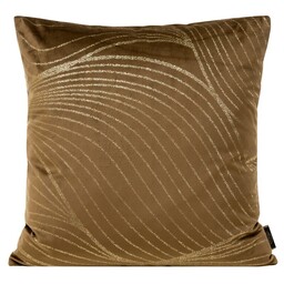 Eurofirany Poszewka dekoracyjna 45x45 Blink 18 brązowa szampańska
