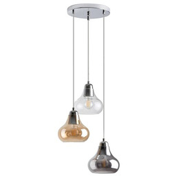 Wisząca LAMPA loft JEZABEL 7977 Rabalux szklana OPRAWA