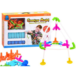 Klocki Konstrukcyjne Słomki Patyczki 106ele ZA2950