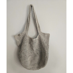 Pakamera Duża Torba ze sznurka lnianego