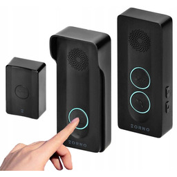 Domofon Bezprzewodowy Bezsłuchawkowy Furtka Orno OR-DOM-YR-934/B