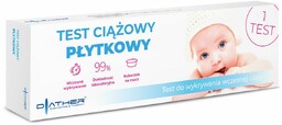 Diather Test Ciążowy hCG Płytkowy - wykrywanie obecności