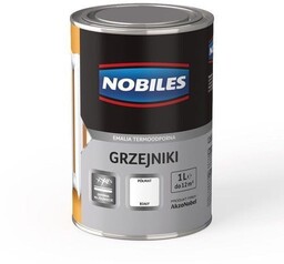 NOBILES Emalia termoodporna grzejniki - biała 1l