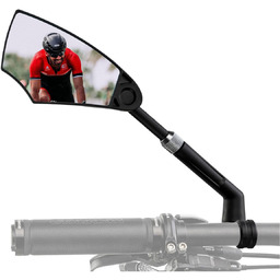 Lusterko rowerowe na kierownicę, lusterko do roweru, regulowane,