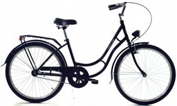 Rower miejski z bagażnikiem DALLAS BIKE 26 cali