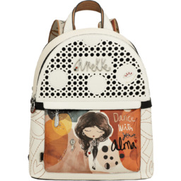 Anekke Biały Elegancki Plecak Damski Premium