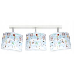 Żyrandol do pokoju dziecka Słonik Błękitny lampa sufitowa