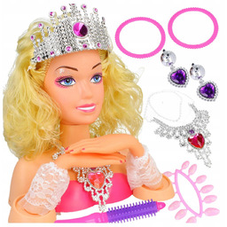 GŁOWA DO STYLIZACJI CZESANIA WŁOSÓW FRYZJER LALKA BLONDYNKA