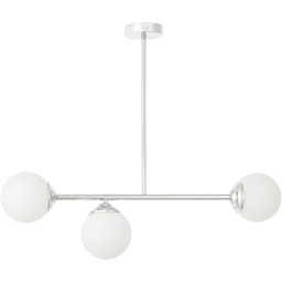 NOWOCZESNA LAMPA SUFITOWA WISZĄCA CHROMOWANA FINO W3
