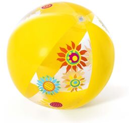 Piłka plażowa, dmuchana, Bestway, 51 cm, żółty