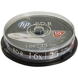 Płyty Blu-Ray BD-R SL HP 25GB Cake 10szt.