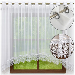 Firana gotowa z Gipiurą w Łuk 150x400