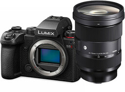 Panasonic Bezlusterkowiec Lumix S5II (body) + Sigma 24-70mm