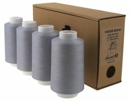 ŁUCZNIK Zestaw nici Regular 04.069 Szary (4 sztuki)